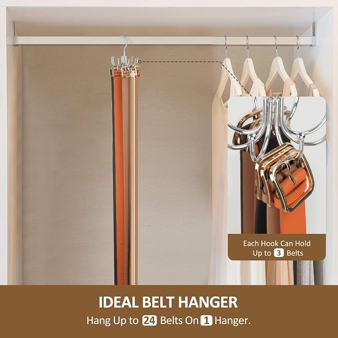 ZEDODIER Belt Hanger, Belt Organizer - Image 3