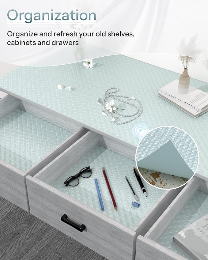 Shelf and Drawer Liner for Kitchen Cabinet, Non-Adhesive 18in x 360in - Image 5