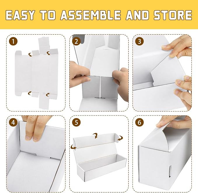 Trading Card Storage Box with Dividers, 3 Pack • 820 Count Bulk Card Collection - Image 7