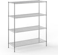 24" Deep x 60" Wide x 74" Height Wire Shelving Kit | 4-Tier | NSF Commercial by Regal+Altair