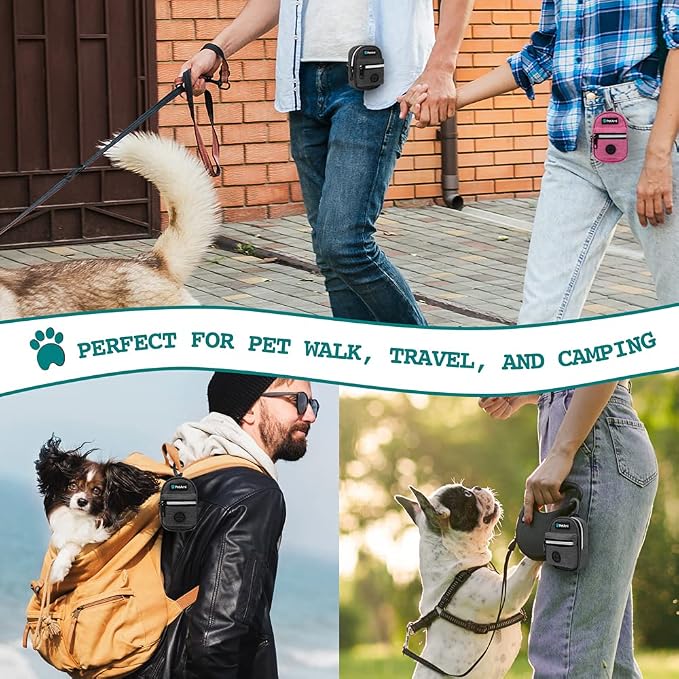 PetAmi Dog Poop Bag Holder for Leash, Dog Pet Waste Bag Dispenser For Poop - Image 6