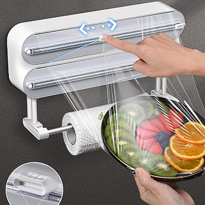 3 in 1 Plastic Wrap Dispenser by AUSTUFF