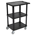 Pearington 3-Tier Compact Multi-Purpose Plastic Utility Cart by Pearington
