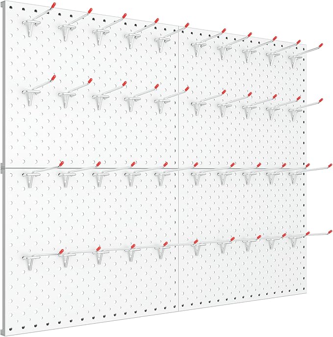 TORACK Metal Pegboard Panels and Hooks by TORACK