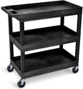 Tubstr 3-Tier Rolling Utility Cart by StandSteady