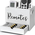Remote Control Holder, 2 Slot TV Remote Holder& Desk Organizer by BUYNOW