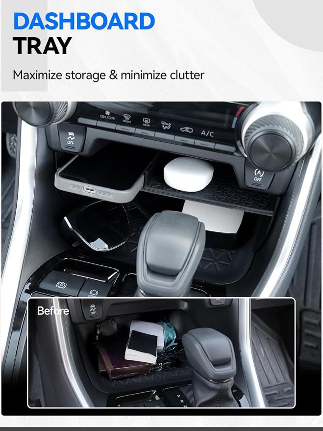 ELECFRESH 6PCS Center Console Organizer Tray - Image 4