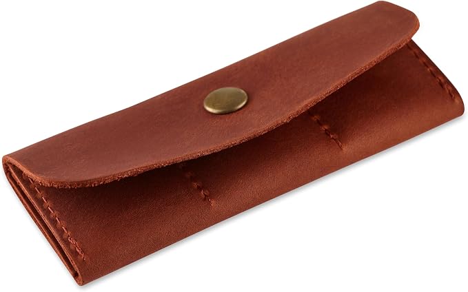Cognac Leather SD Card Holder - Image 8