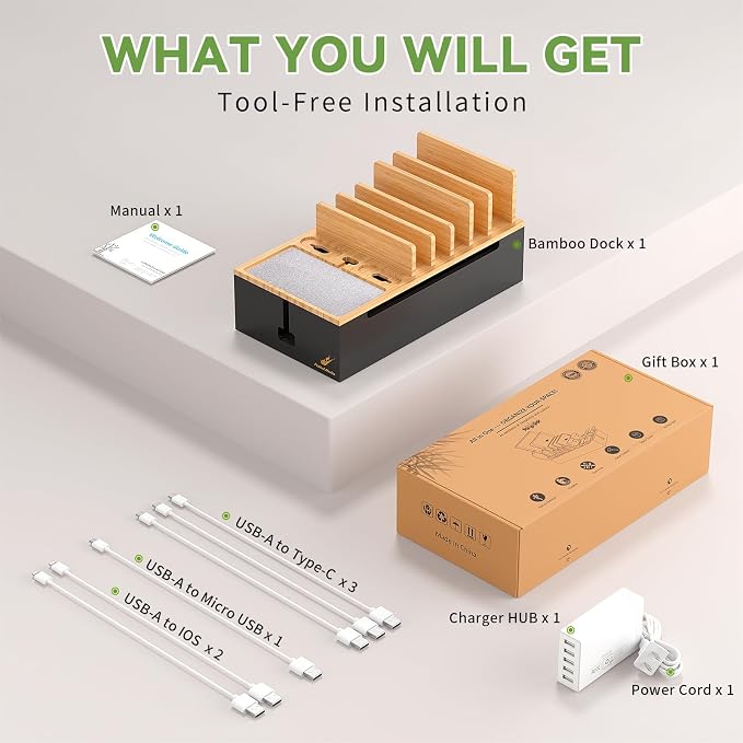 Pezin & Hulin Cord Organizer Box, Surge Protector Organizer, Device Charger - Image 7