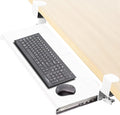 VIVO Large Clamp-on Computer Keyboard and Mouse Under Desk Slider Tray by VIVO