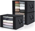 Fab totes Storage Bags, Clothes Blanket Storage Bins Foldable Closet Organizers by Fabtotes