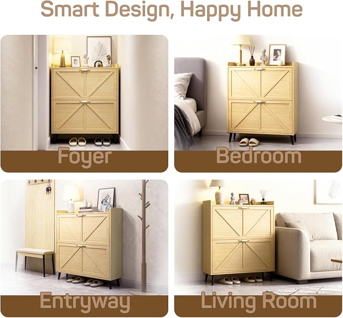 Shoe Storage Cabinet for Entryway - Image 6