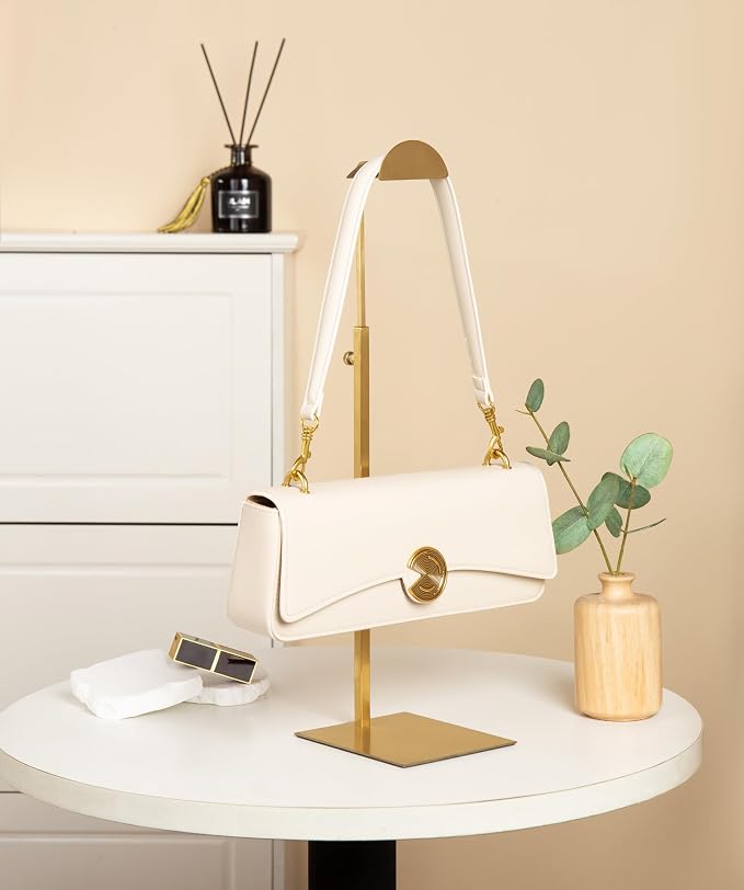 Purse Display Stands, 4 Pack Gold Purse Display Rack Stainless Steel Handbag - Image 7