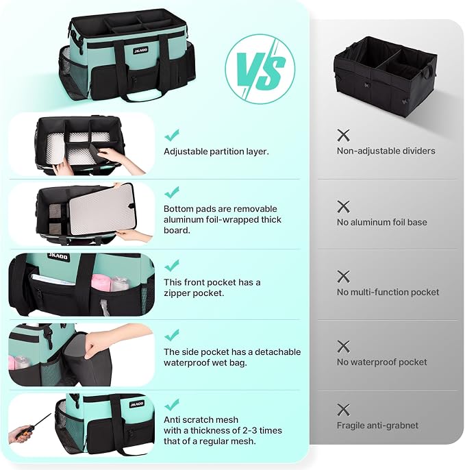 Large Wearable Cleaning Caddy Bags, Cleaning Supplies Storage Bag - Image 5