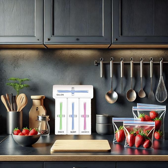 Storage Bag Organizer for Kitchen- Baggie Drawer Organizer & Plastic Food - Image 2