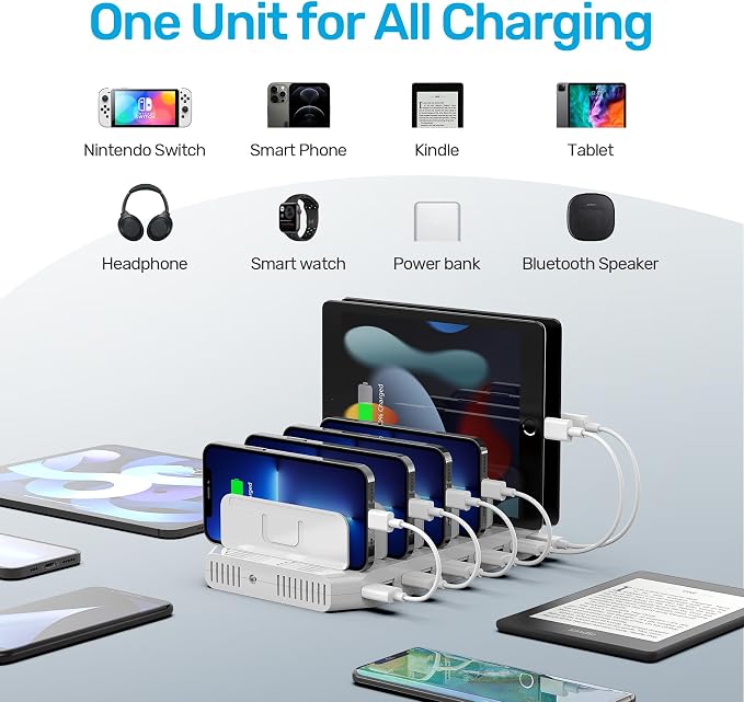 Unitek Multi Charging Station, 10-Port USB Charger - Image 3