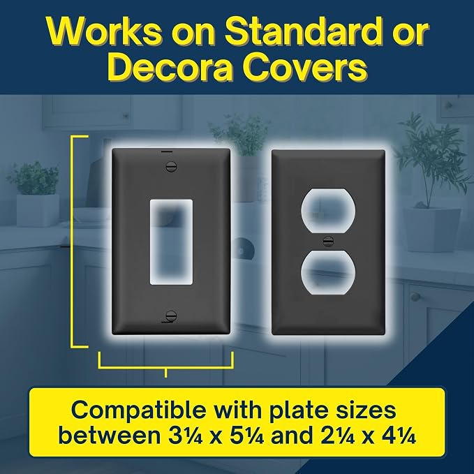 BeraTek Power Perch Wall Outlet Shelf | Declutter & Reclaim Counter Space | - Image 2