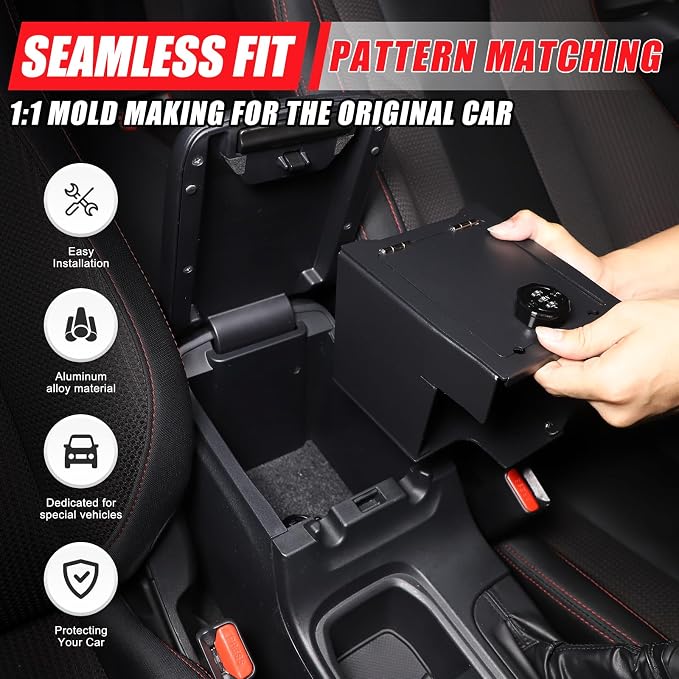 Center Console Lock Safe Box Compatible - Image 3