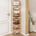 LUCKNOCK Vertical Shoe Rack, 8-Tier Tall Narrow Shoe Organizer by LUCKNOCK