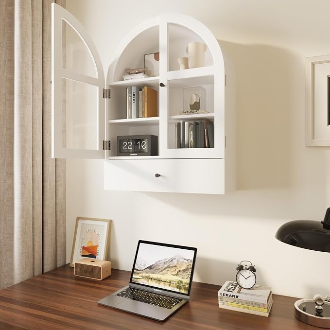 BLANKSPACE Bathroom Curved Wall Cabinet - Image 3