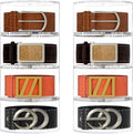 NIUBEE Belt Organizer, Acrylic 8 Layers Belt Case Storage Holder and Display by NIUBEE