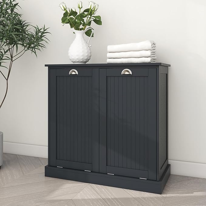 Tilt Out Laundry Hamper Cabinet - Image 6
