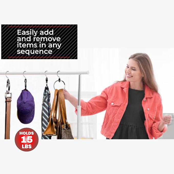 Multipurpose Closet Hangers- Tie and Belt Hanger - Image 5