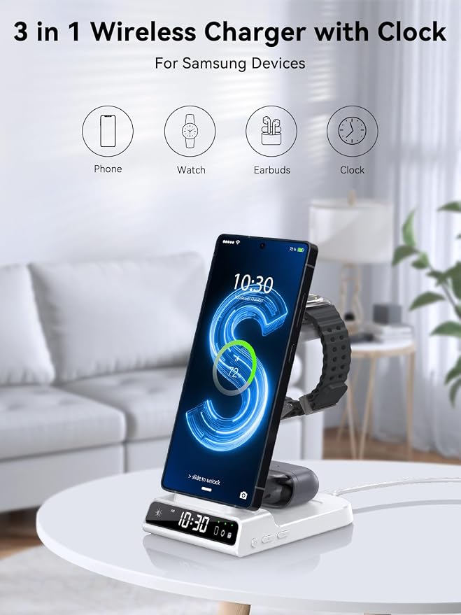 Wireless Charger for Samsung Charging Station - Image 2
