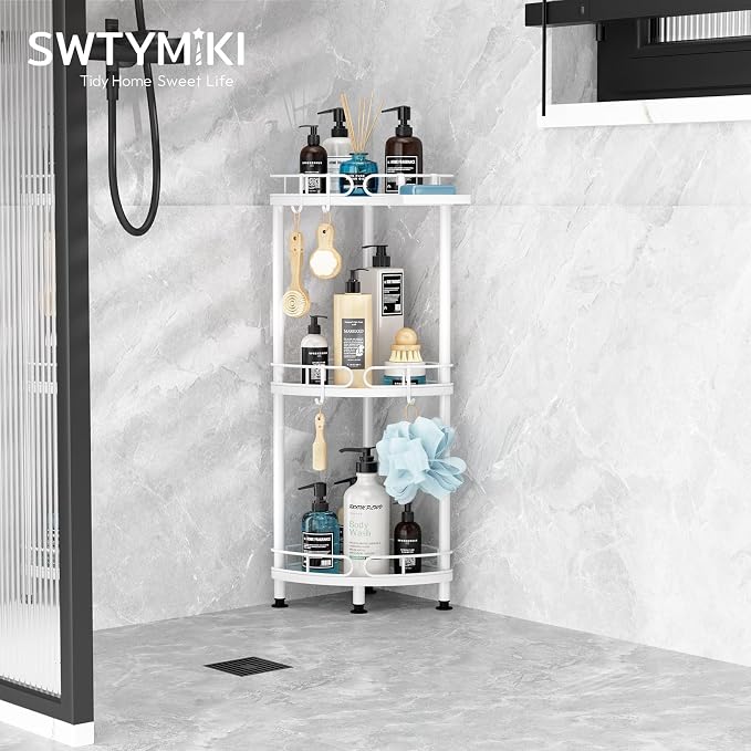 SWTYMIKI Corner Shower Caddy Standing - Image 2