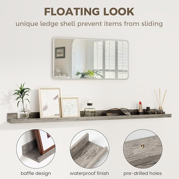 Axeman Grey Floating Shelves - Image 6