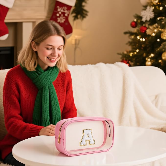 YOOLIFE Initial Travel Makeup Bag Pouch - Image 2