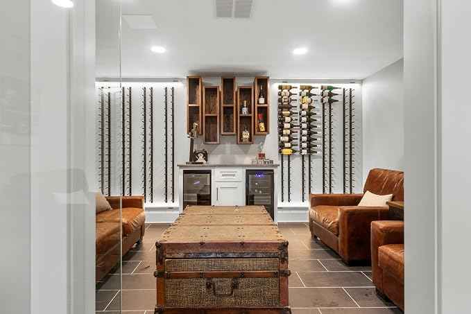 Ultra Wine Racks Wall Mounted Label-Out Wine Racks