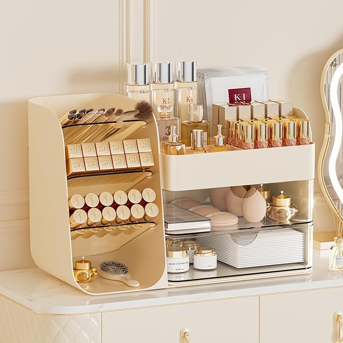 Makeup Organizer with Brush Holder by Booklov