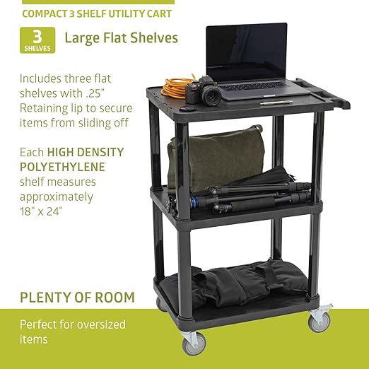 Pearington 3-Tier Compact Multi-Purpose Utility Cart - Image 4