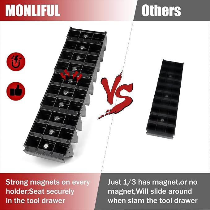 84PCS Magnetic Modular Wrench Organizer Wrench Holder - Image 3