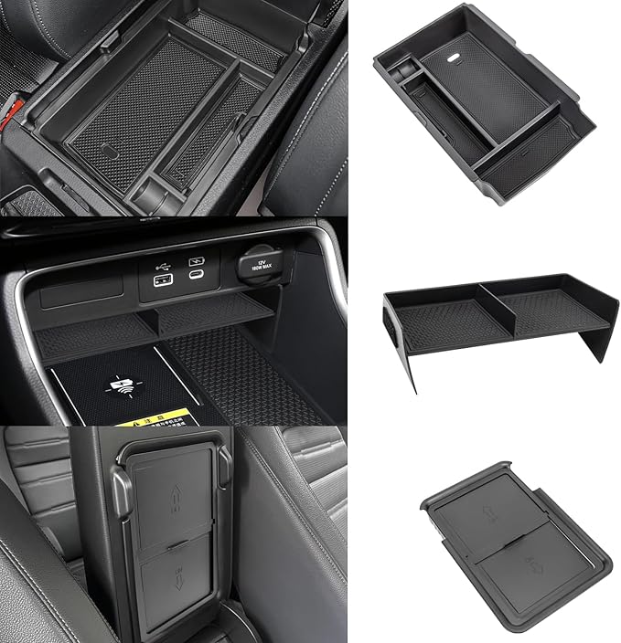 3PCS Center Console Organizer Compatible by Neepiar