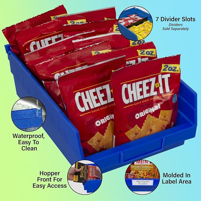 Akro-Mils 30150 Plastic Shelf Bins, Heavy Duty Storage Bins - Image 3