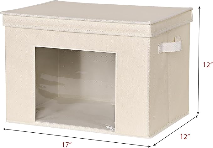 Univivi Foldable Fabric Storage Boxes Large Storage Bins - Image 2