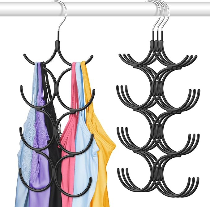 DOIOWN Tank Top Hanger, 4 Pack Space Saving Hangers Bra Camisole Hanger by DOIOWN