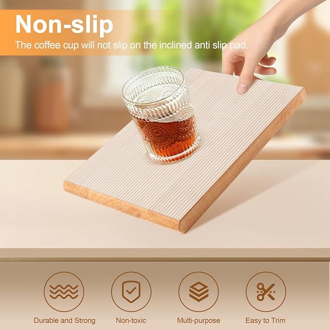 FEXIA Shelf Liners for Kitchen Cabinets Drawer Non Adhesive Non-Slip Liner 12 - Image 3