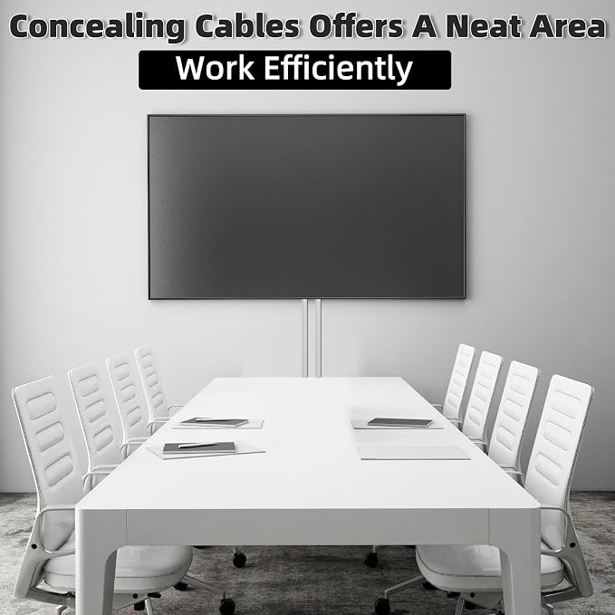 78" Side Buckle Cable Hider for 1 Cords, Extension Cord Covers for Wires On Wall - Image 7
