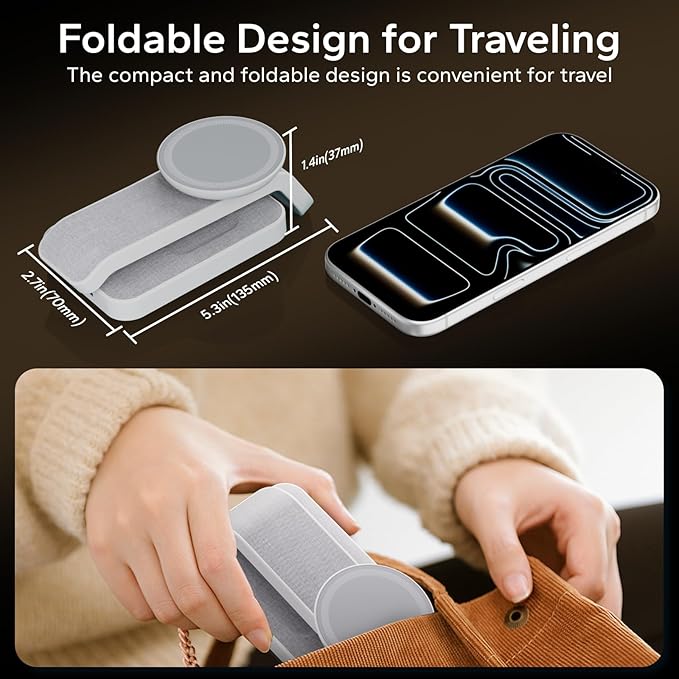 3 in 1 Foldable Wireless Travel Charging Station - Image 3