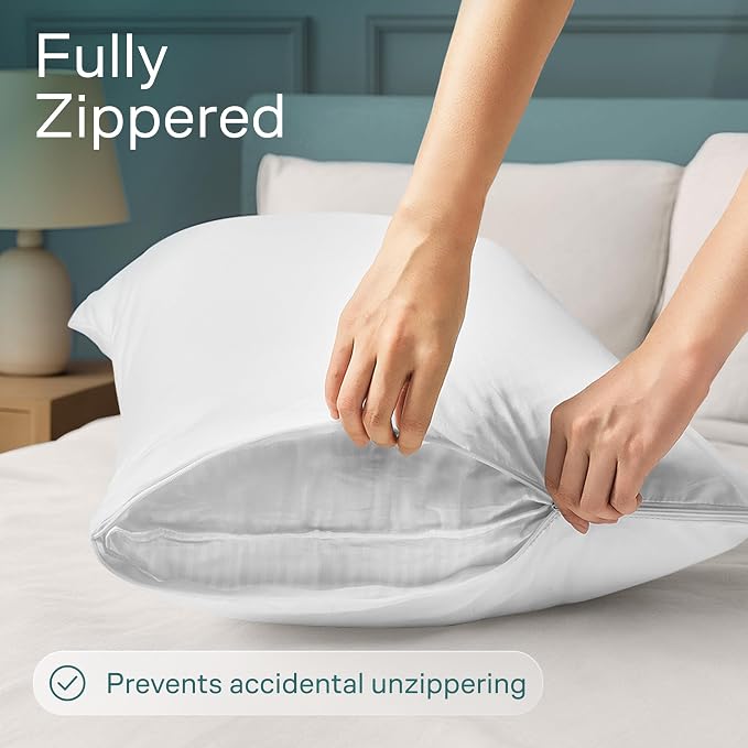 Niagara 12 Pack Waterproof Pillow Protectors Standard 20x26 Inches Smooth - Image 4