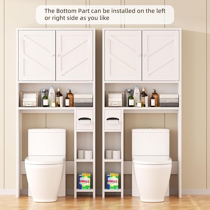 Shintenchi Over The Toilet Storage Cabinet, Bathroom Storage Cabient - Image 4