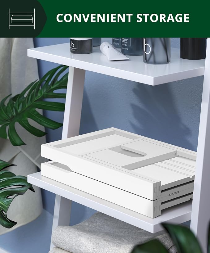 ROYAL CRAFT WOOD Premium Foldable Bathtub Tray - Image 3