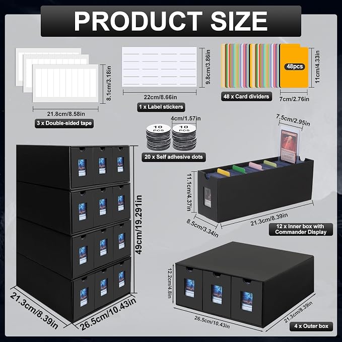 7200+ Card Storage Box, 1300+ Toploader Storage Box - Image 4