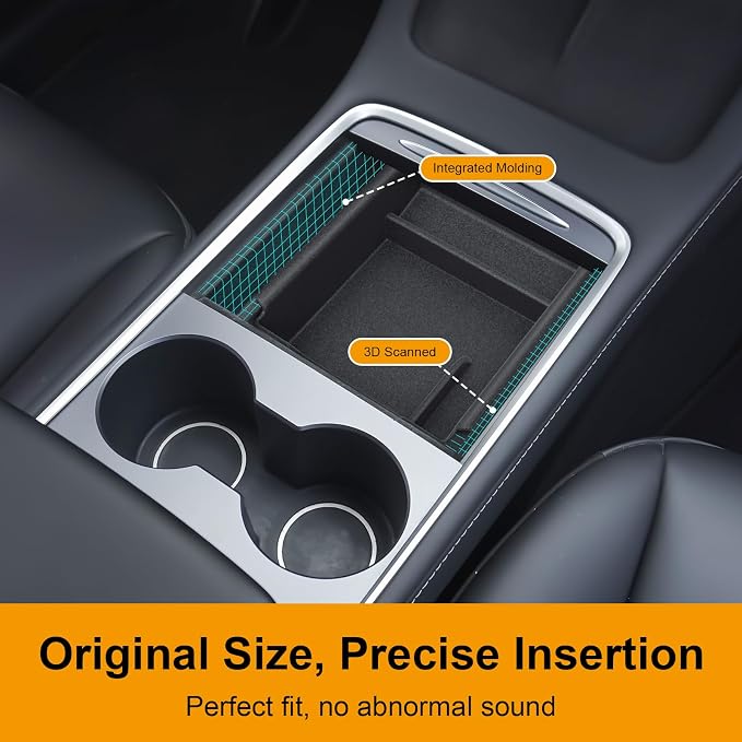 Console Organizer Accessories for Tesla: Model Y/3 2021 2022 2023 2024 Highland - Image 2