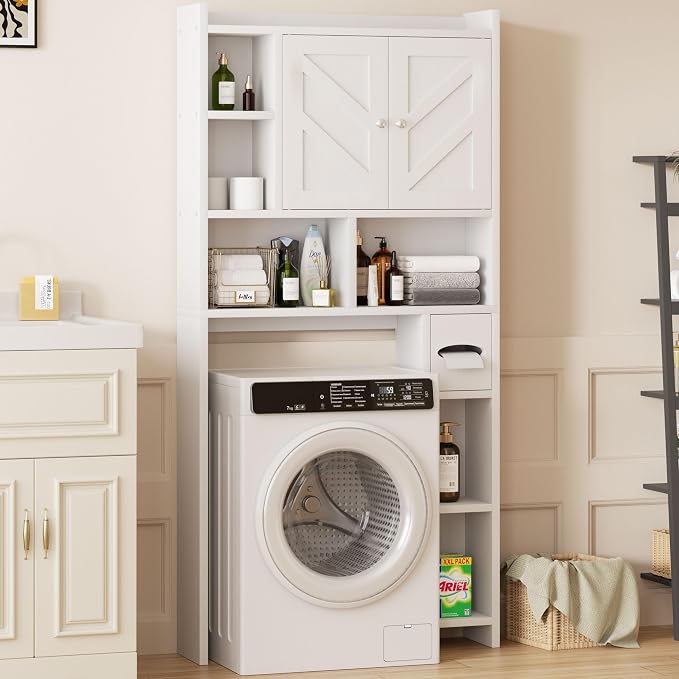 Shintenchi Over The Toilet Storage Cabinet, Bathroom Storage Cabient - Image 3