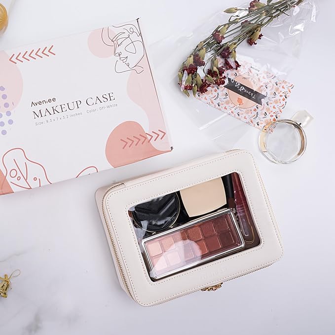 Aveniee Clear Makeup Bag Organizer Set, Portable Travel Toiletry Case - Image 7