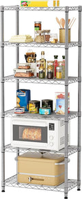 5 tire Shelves Storage Wire Shelving Unit Metal Shelf Adjustable Organizers by Golpart